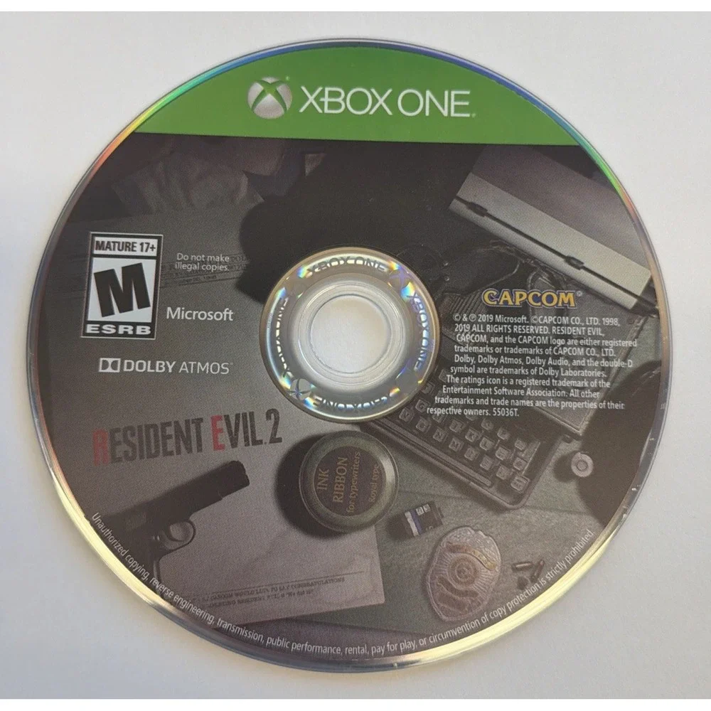 Capcom Resident Evil 2 Xbox One M Disc Only Rated Survival Horror